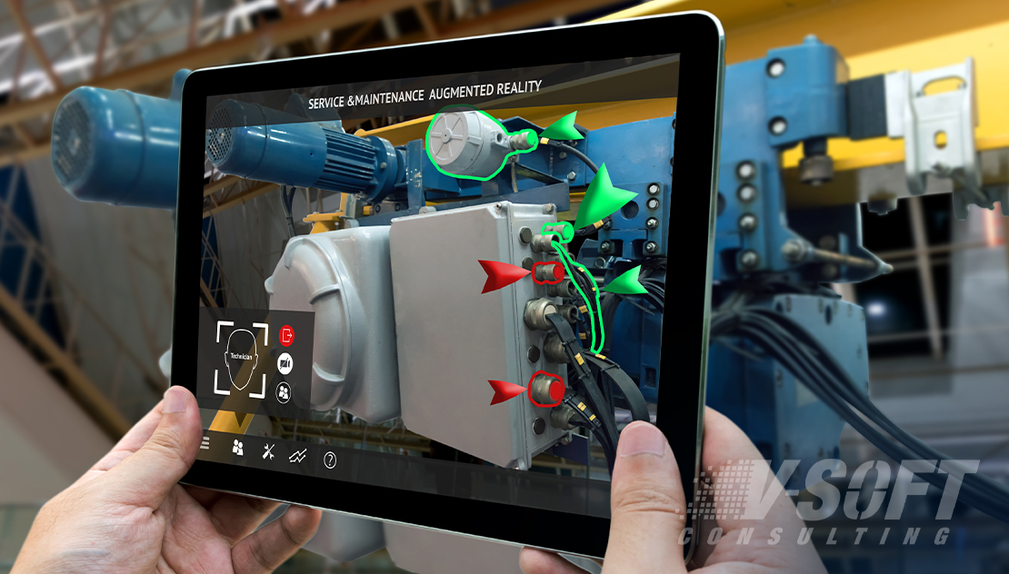 AR application in maintenance in manufacturing environment