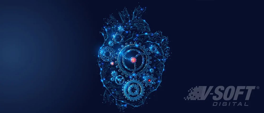 Machinery working heart example of the digital immune system at work