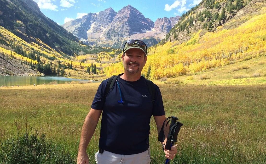 Greg Loftin, Service Now expert in Denver exploring nature.