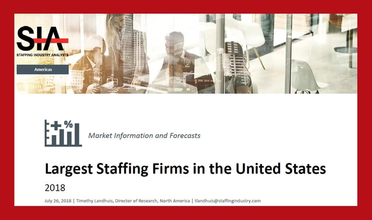 SIA Names the Largest IT Staffing Firms