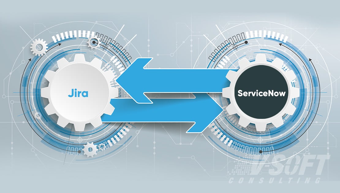 Illustrative image of ServiceNow integration with Jira